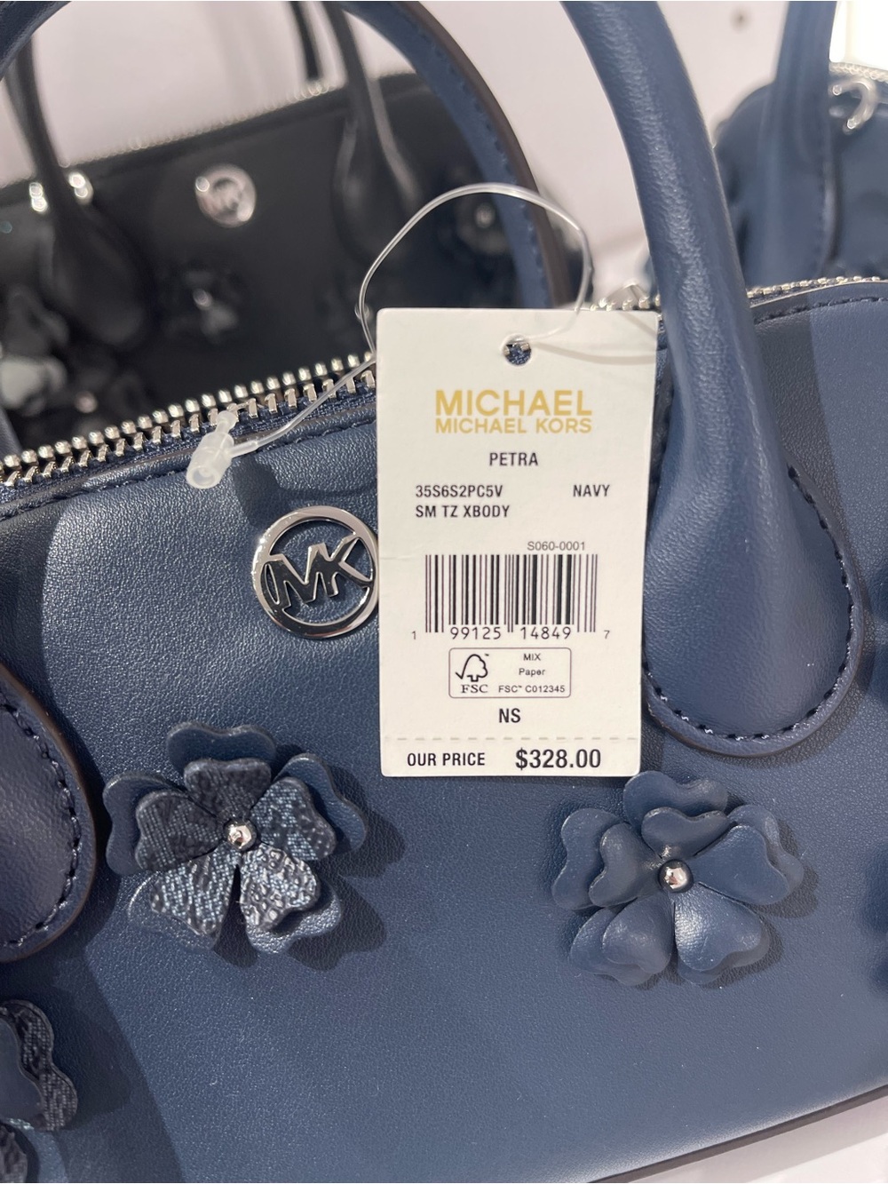 Michael Kors Petra Small Floral Embellished Crossbody Bag
Navy
NWT - Picture 4 of 16